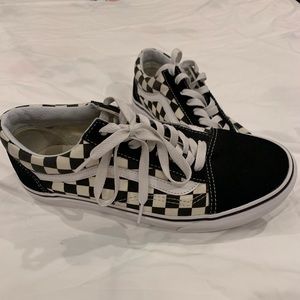 Vans Primary Check Old School (Black/White)